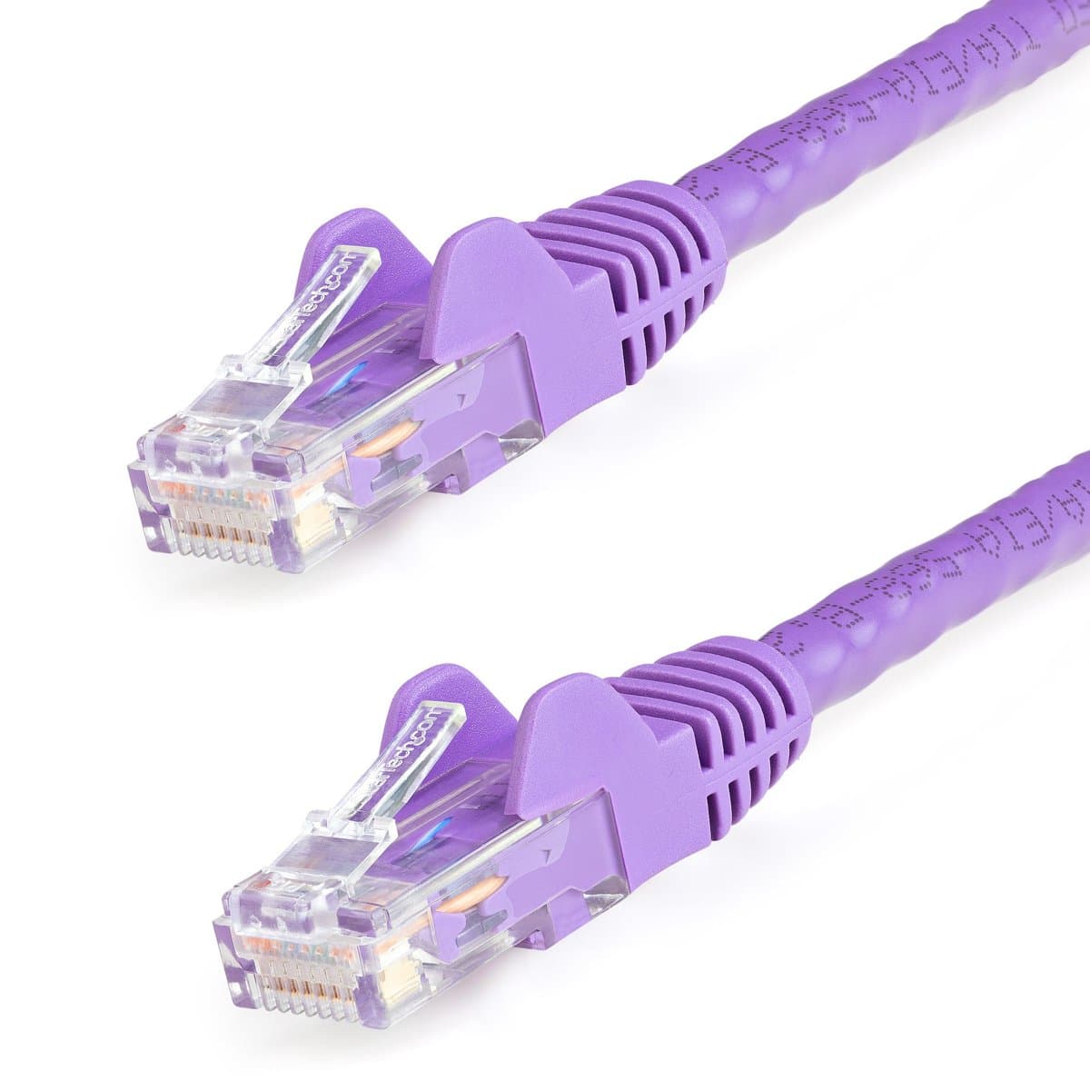StarTech 25ft Cat6 Ethernet Cable, Snagless RJ45, 1000 Mbps, Purple, 100W PoE