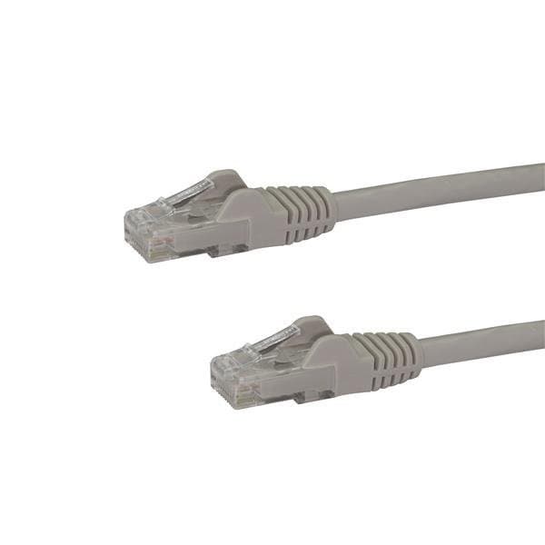 StarTech 7 ft CAT6 Ethernet Patch Cable, Snagless RJ45, 250 MHz, PoE, Grey