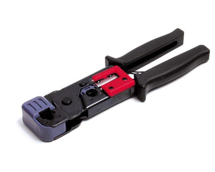 StarTech RJ45/RJ11 Crimp Tool with Cable Stripper, Metal Construction