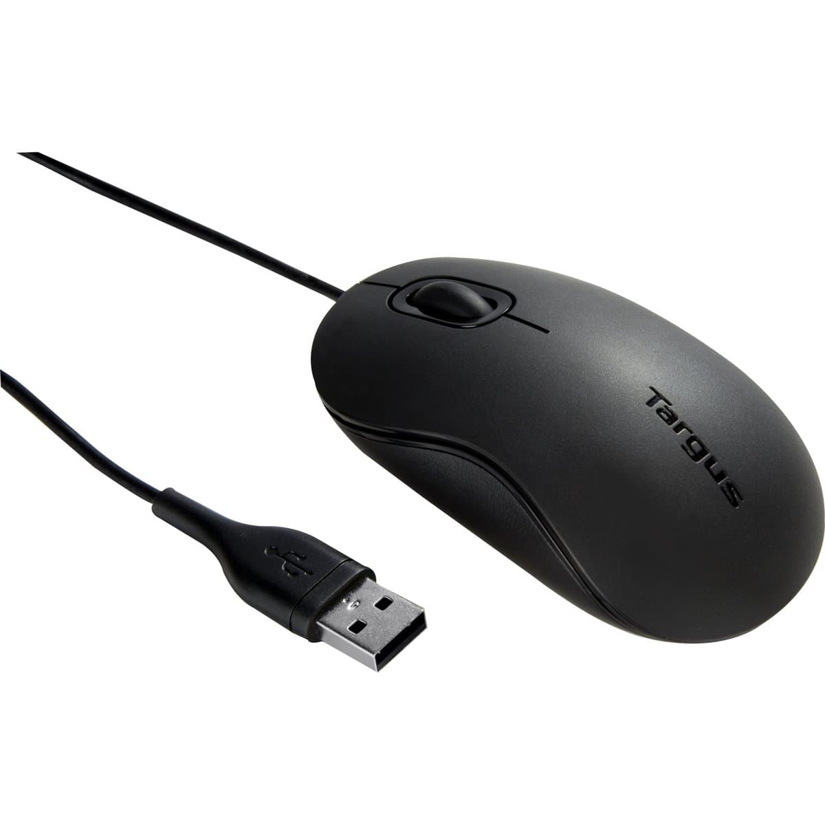 Targus AMW50US Optical Mouse, Ambidextrous, 1000 DPI, USB Type-A