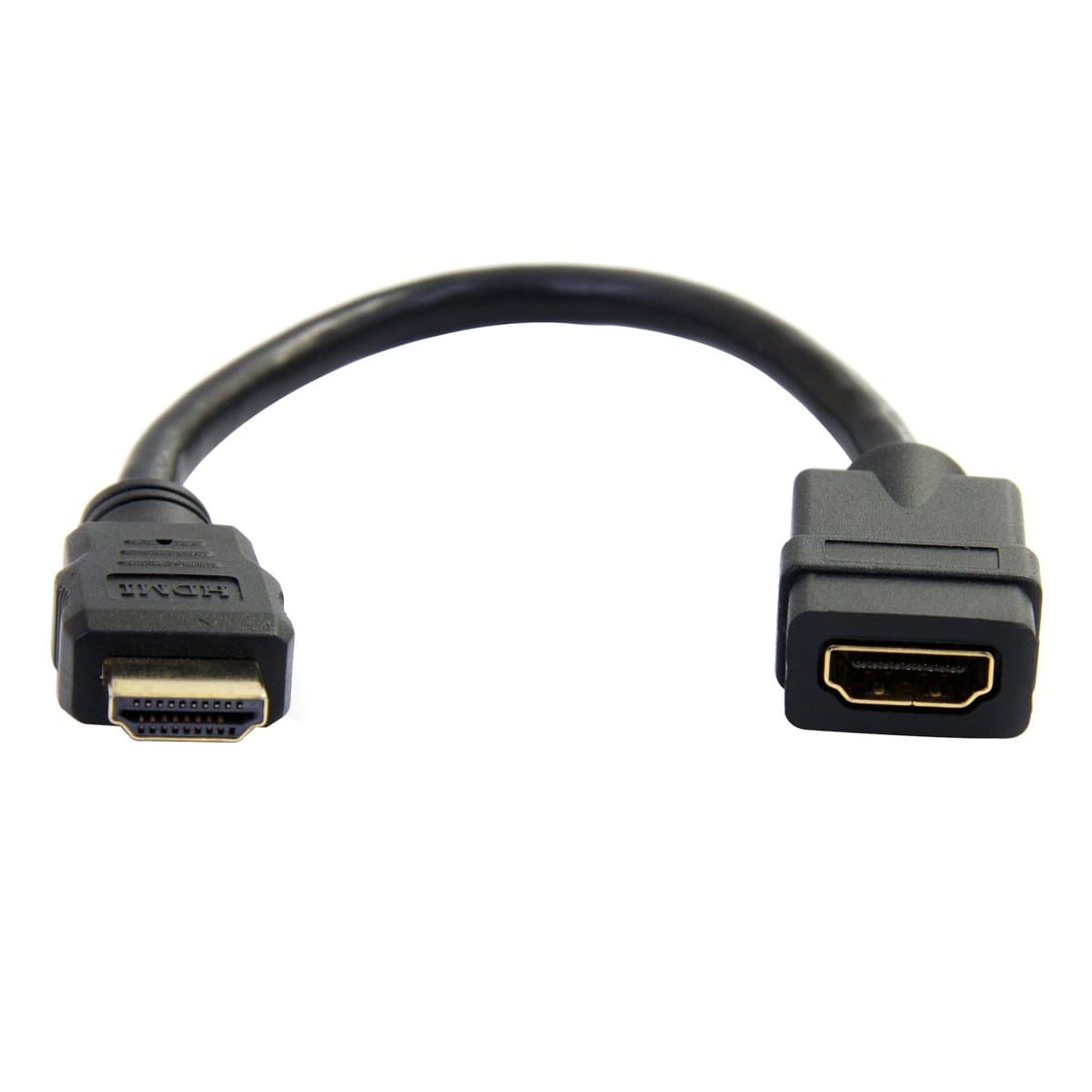 StarTech 6in HDMI Extension Cable, Male to Female, 4K 30Hz, 28 AWG