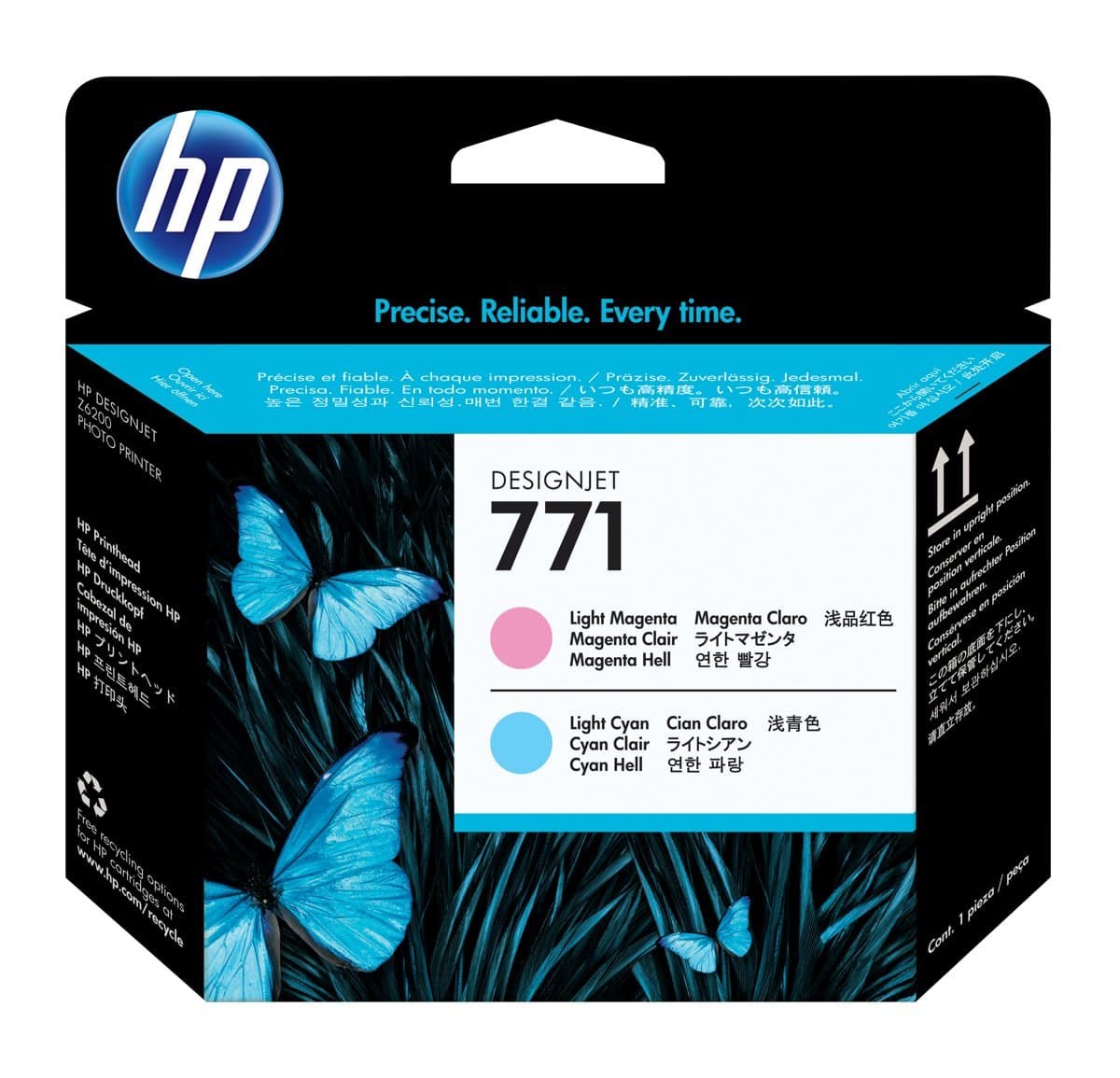 HP No 771 Light Magenta And Light Cyan DesignJet Printhead