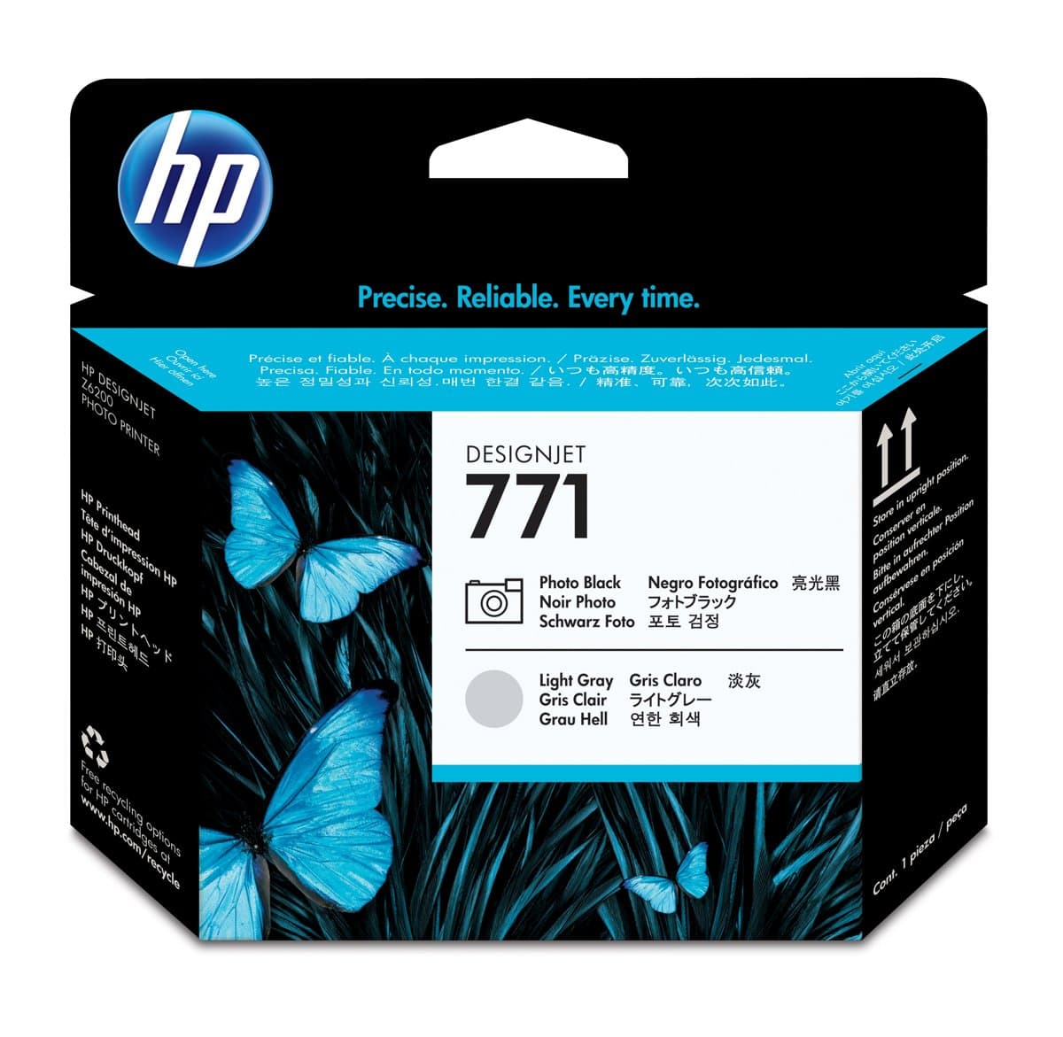 HP No 771 Photo Black And Light Gray DesignJet Printhead