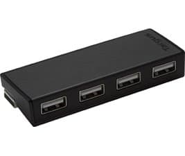 Targus 4-Port USB 2.0 Hub, USB Powered, 83 × 32 × 13 mm, Black