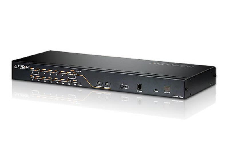ATEN KH2516A 16-Port 2-User CAT5 KVM, 1600×1200 @ 60Hz, OSD