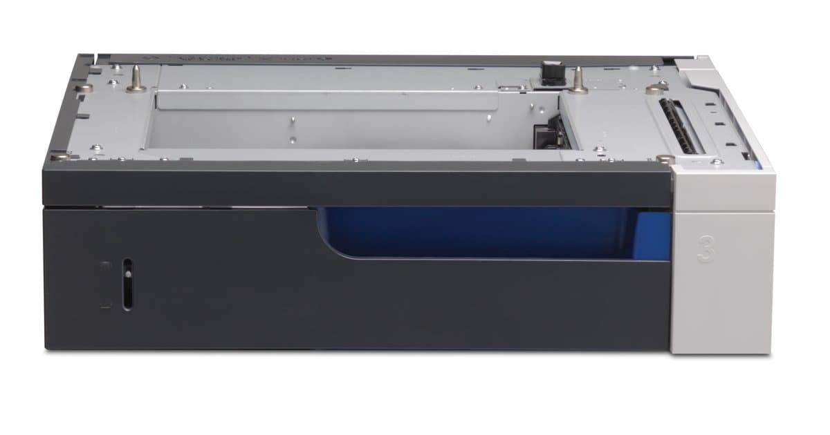 HP LaserJet Color 500-Sheet Paper Tray, 500-Sheet Capacity, Black, Green