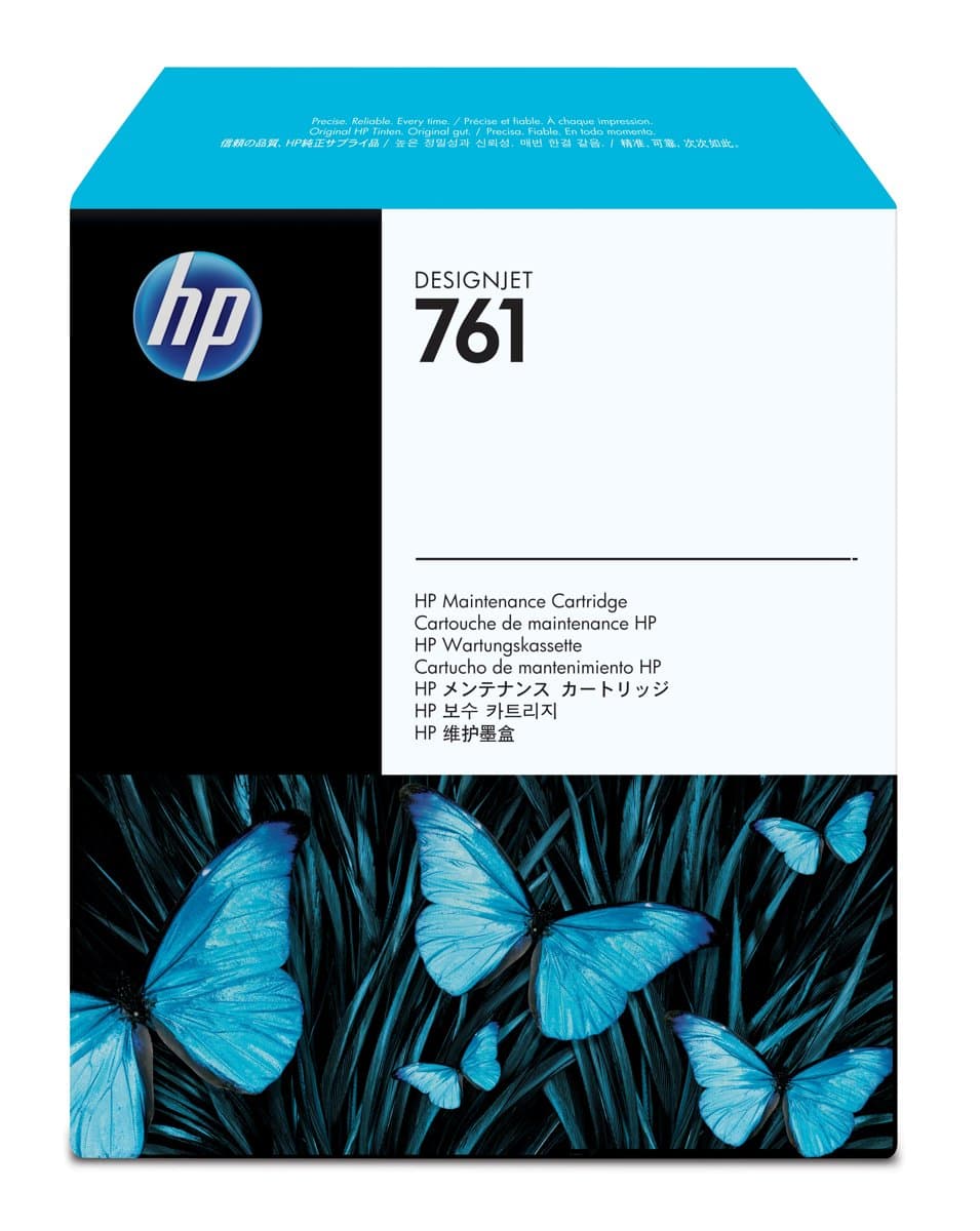 HP 761 DesignJet Maintenance Cartridge, Thermal Inkjet, T7100