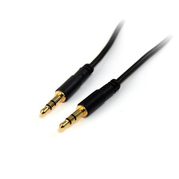 StarTech 3.5mm Stereo, Slim Audio Cable, 4.6 m, Gold Connectors