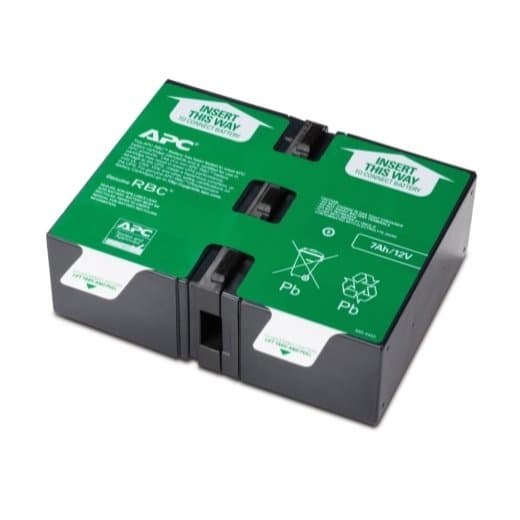 APC APCRBC123 Battery Replacement Cartridge, Sealed Lead Acid, 5.21 kg, Black
