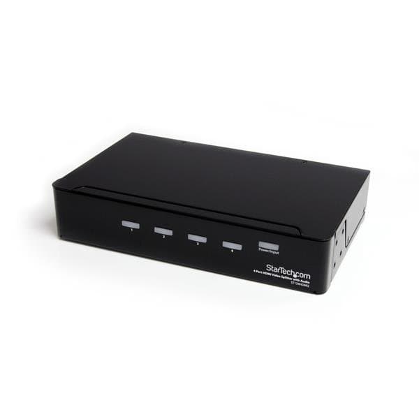 StarTech 4-Port HDMI Splitter with Amplifier, 1920×1200, 4× HDMI Output