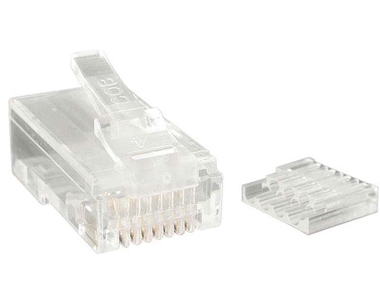 StarTech Cat 6 RJ45 Modular Plugs, Stranded, Gold Contacts, 50 Pack