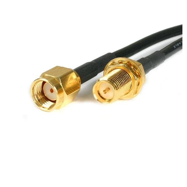 StarTech 10ft RP-SMA Wireless Antenna Adapter Cable, Male/Female, WLAN Compatible, Flexible