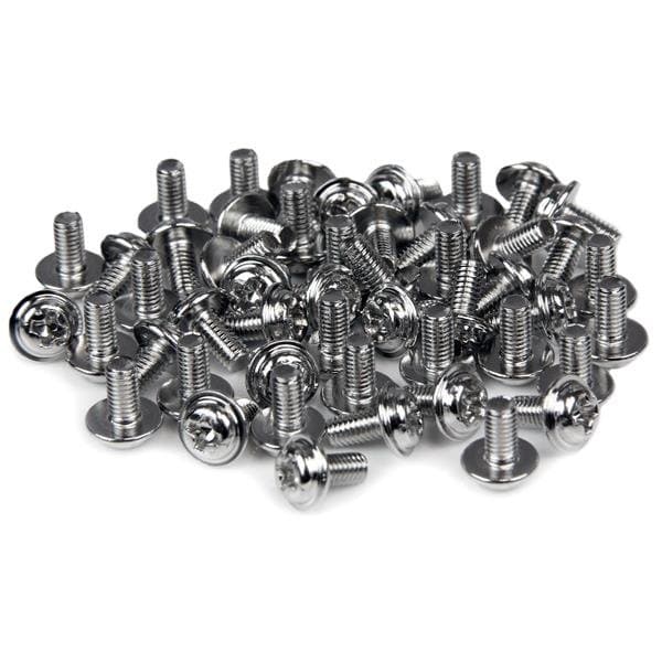 StarTech M3 Mounting Screws, PC Case, M3×1/4in, 50-Pack