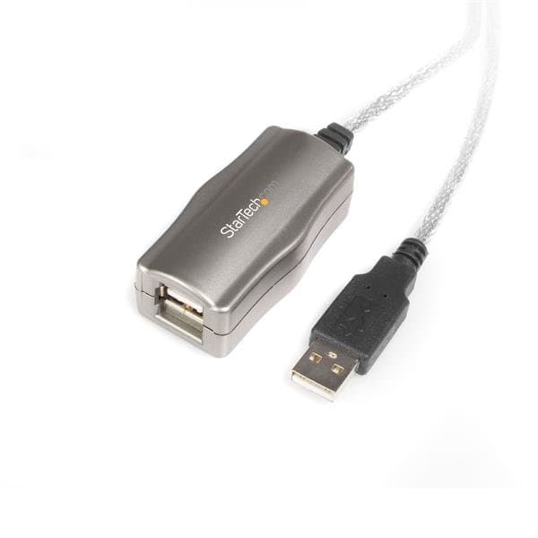 StarTech G24202, USB 2.0 Active Extension Cable, 15 ft, 480 Mbps