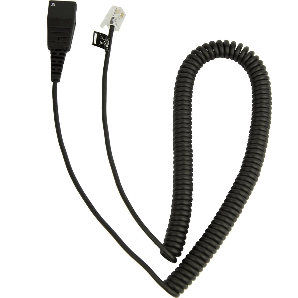 Jabra 8800-01-37, Quick Disconnect RJ-9 Coiled Cord, Cisco 794X/796X/797X