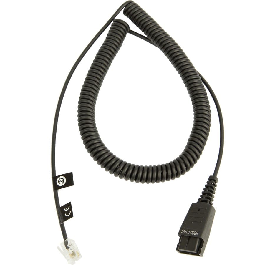 Jabra Direct Connect Cord Qd-Rj-9 Coiled Cord