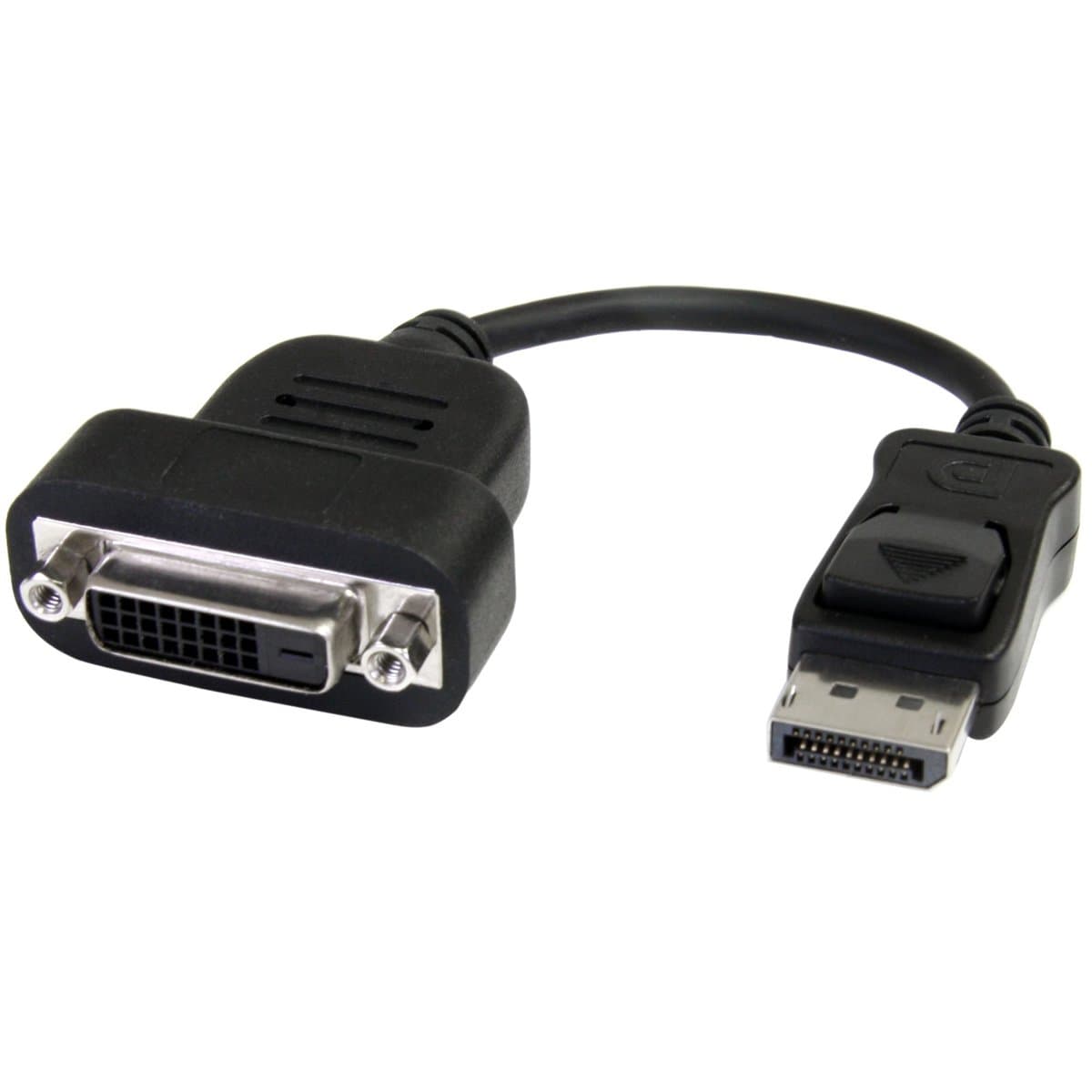 StarTech DisplayPort to DVI Adapter, DP 1.2 to DVI-D, Active, 1080p, 0.2m