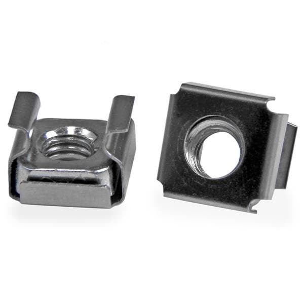 StarTech GV8935, M6 Cage Nuts, 50 Pack, Stainless Steel