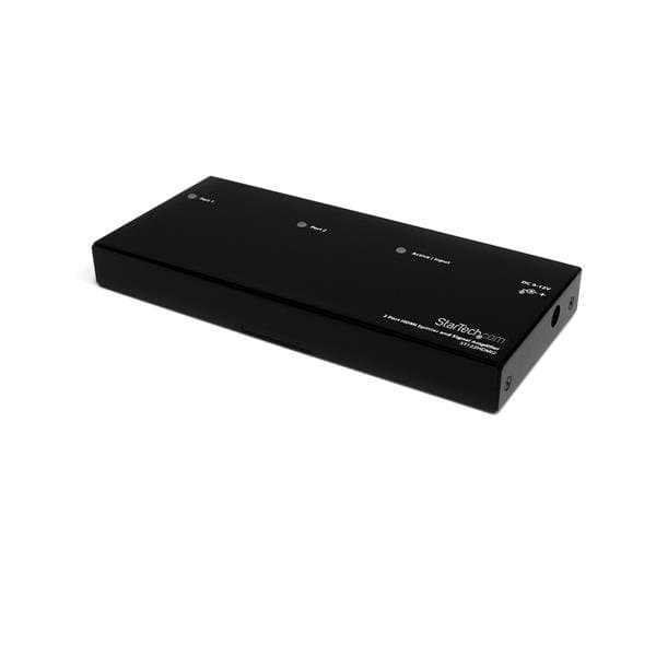 StarTech 2-Port HDMI Splitter and Signal Amplifier, 1920×1200, 2×HDMI, 3.5mm Audio