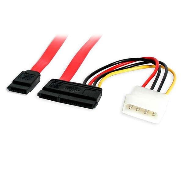 StarTech SATA III Data Cable, 18" with LP4, SATA 7-pin + Molex