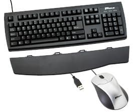 Targus 104-Key Corporate Keyboard and Optical Mouse Combo, QWERTY, USB Wired