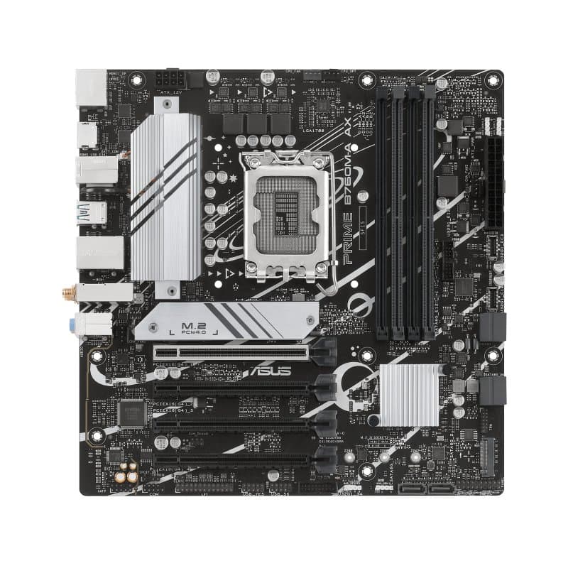 ASUS PRIME B760M-A AX, LGA 1700, Micro ATX, DDR5, Wi-Fi 6