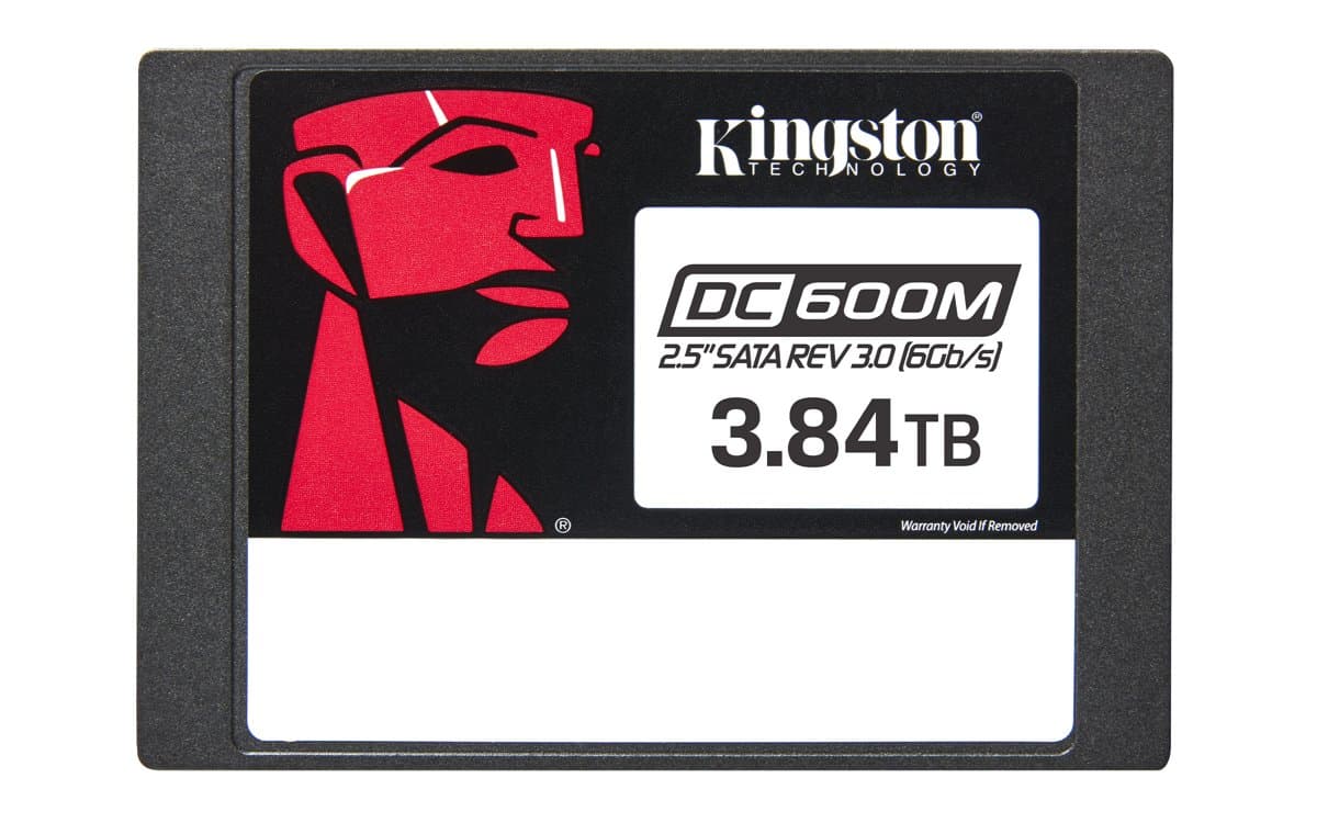 Kingston DC600M 3.84TB Enterprise SATA SSD, 2.5-inch, 560 MB/s, 6 Gbps