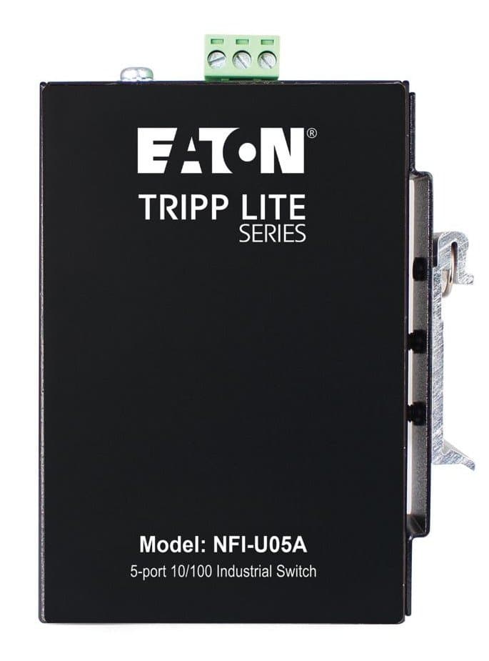 Eaton Industrial Ethernet Switch, 5 Port, Unmanaged, 10/100 Mbps, DIN Mount