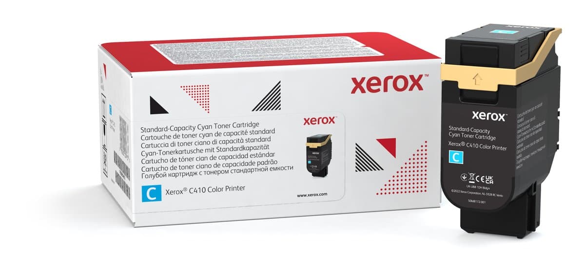 Cyan Standard Capacity Toner Xerox C410 Use Return