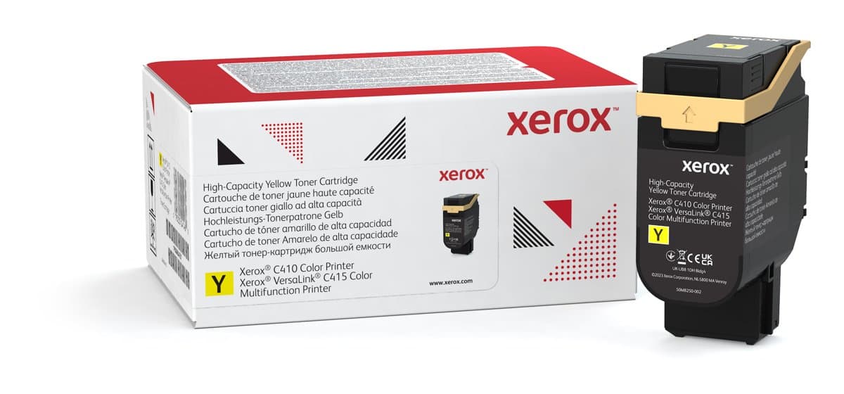 Xerox C410/C415 Yellow High Capacity Toner Cartridge, 7000 Pages