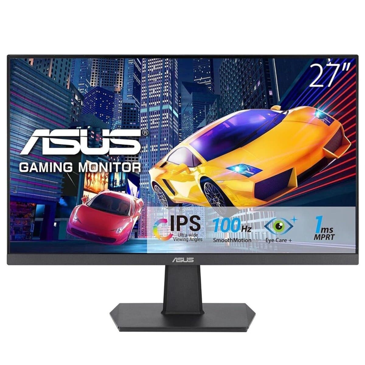 ASUS VA27EHF 27" Gaming Monitor, 1920×1080 IPS, 100Hz, 1ms, Eye Care