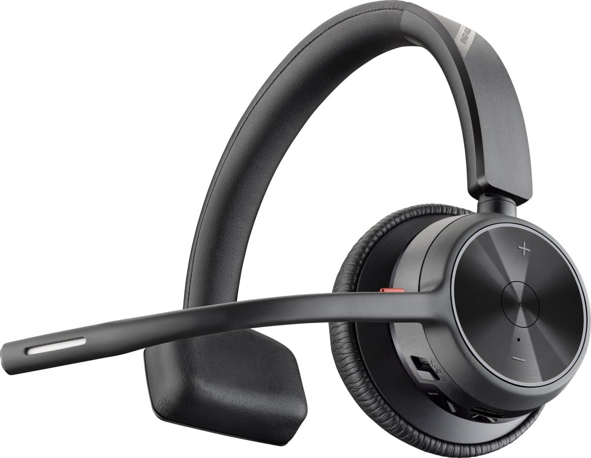 HP Poly Voyager 4310, USB-A Wireless Headset, Bluetooth, 122g