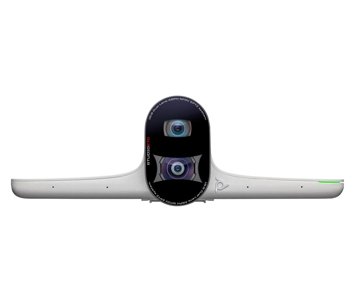 HP Poly Studio E70 Smart Camera, 20 MP, 4K Ultra HD, 7.3× Zoom, White