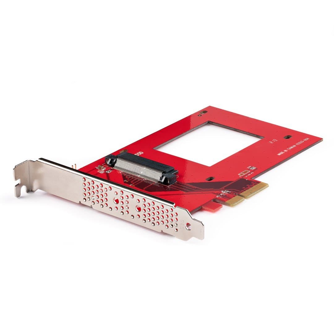 StarTech U.3 to PCIe 4.0 x4 Adapter Card, 2.5" U.3 NVMe, SFF-TA-1001