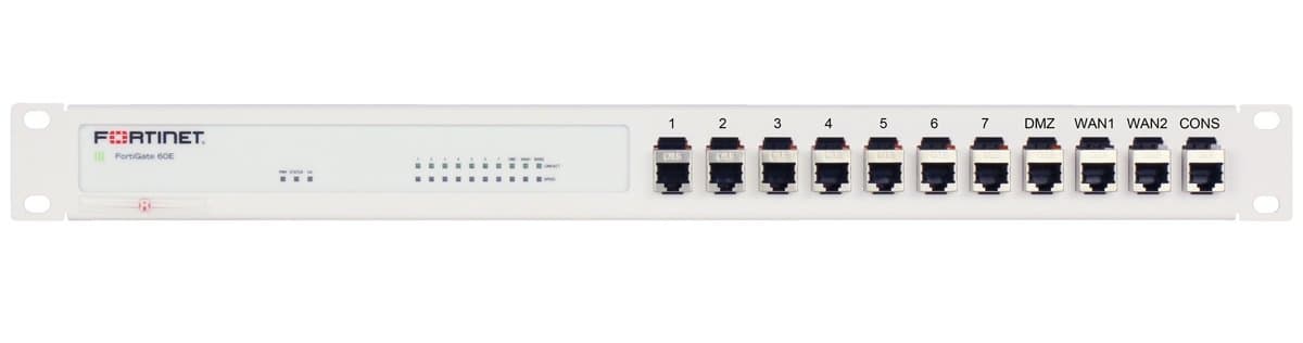 Rackmount.IT Rack Mount Kit, FortiGate 60E/61E, 19-inch, Industrial