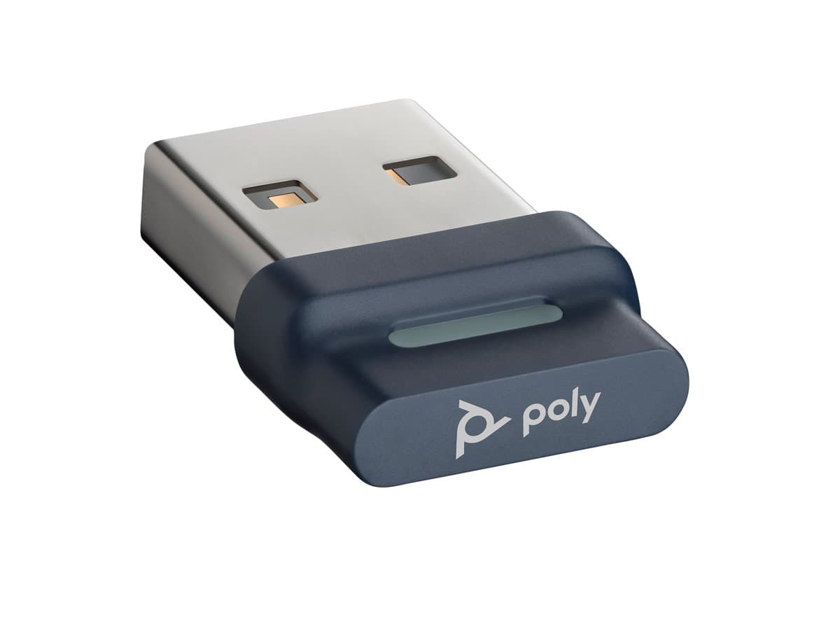 HP Poly BT700 USB-A Bluetooth Adapter, Bluetooth, Compact, Black