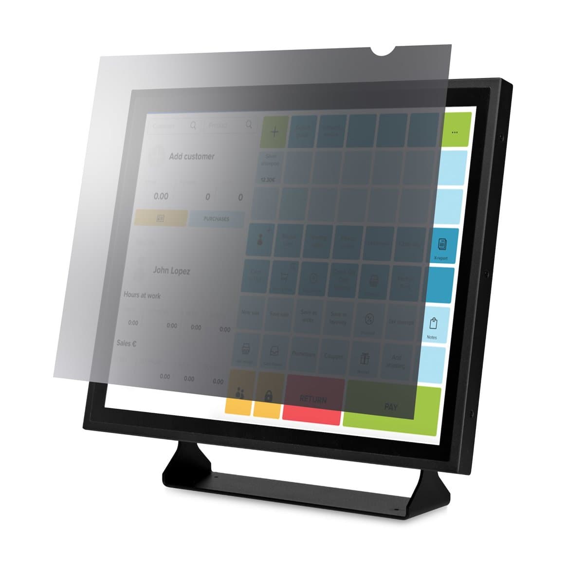 StarTech 17-inch Monitor Privacy Filter, Anti-Glare, 51% Blue Light, ±30° View