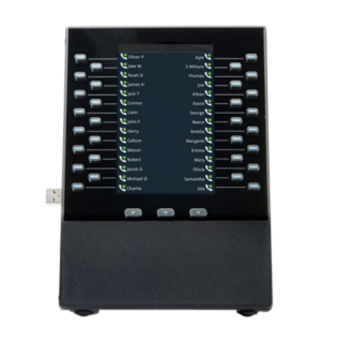 HP Poly VVX EM50 Expansion Module, Black, Phone Compatible, 190 × 210 × 55mm