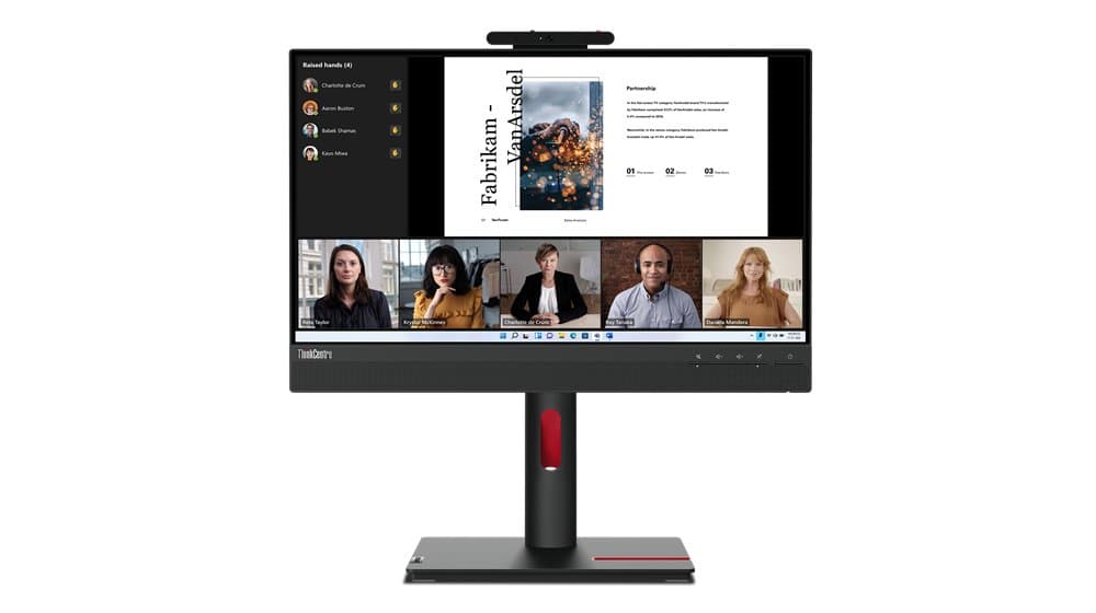 Lenovo ThinkVision TIO22 Gen5, 21.5", 1920 × 1080 FHD, 6ms, 178° Viewing Angle