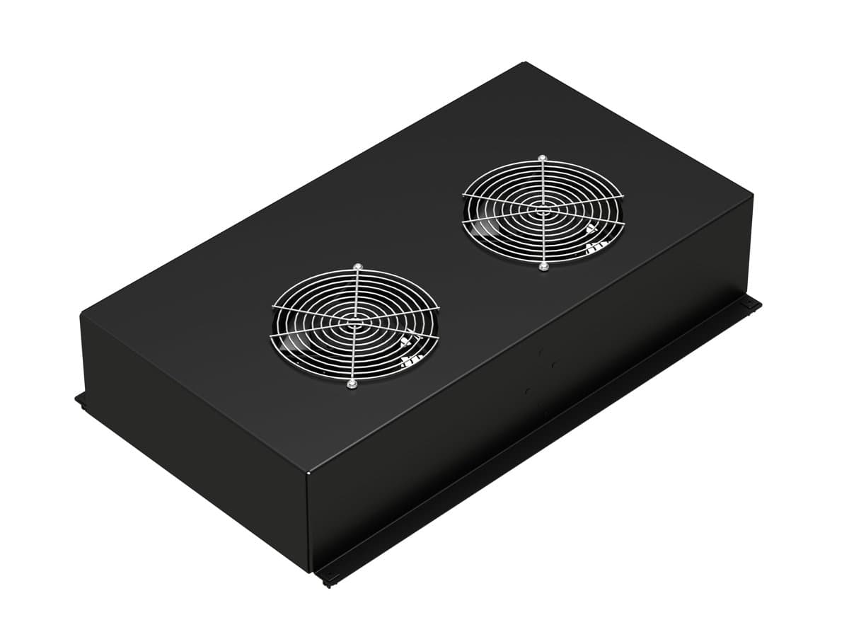 Vertiv VRA2008 Top Fan Kit, 208–230 VAC, 50/60 Hz, Black