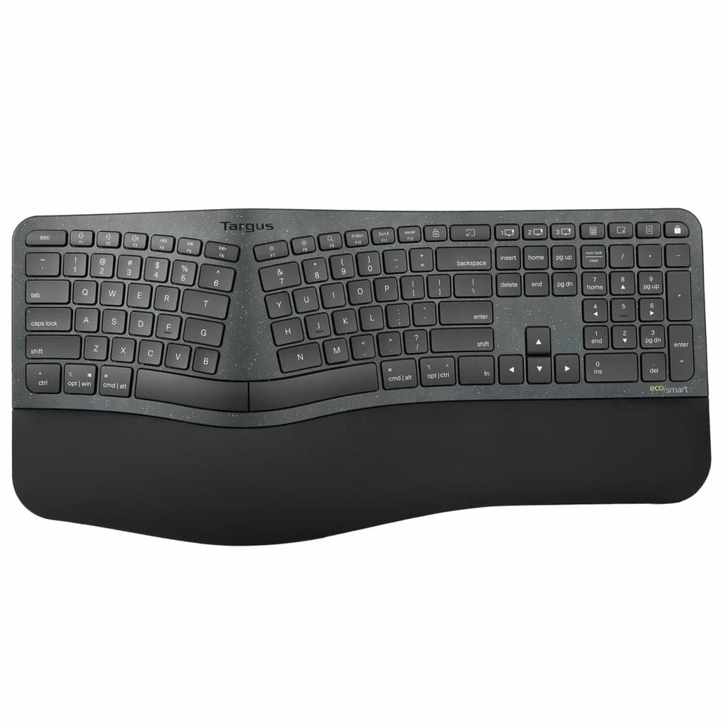 Targus Sustainable Ergonomic Ecosmart Keyboard Black
