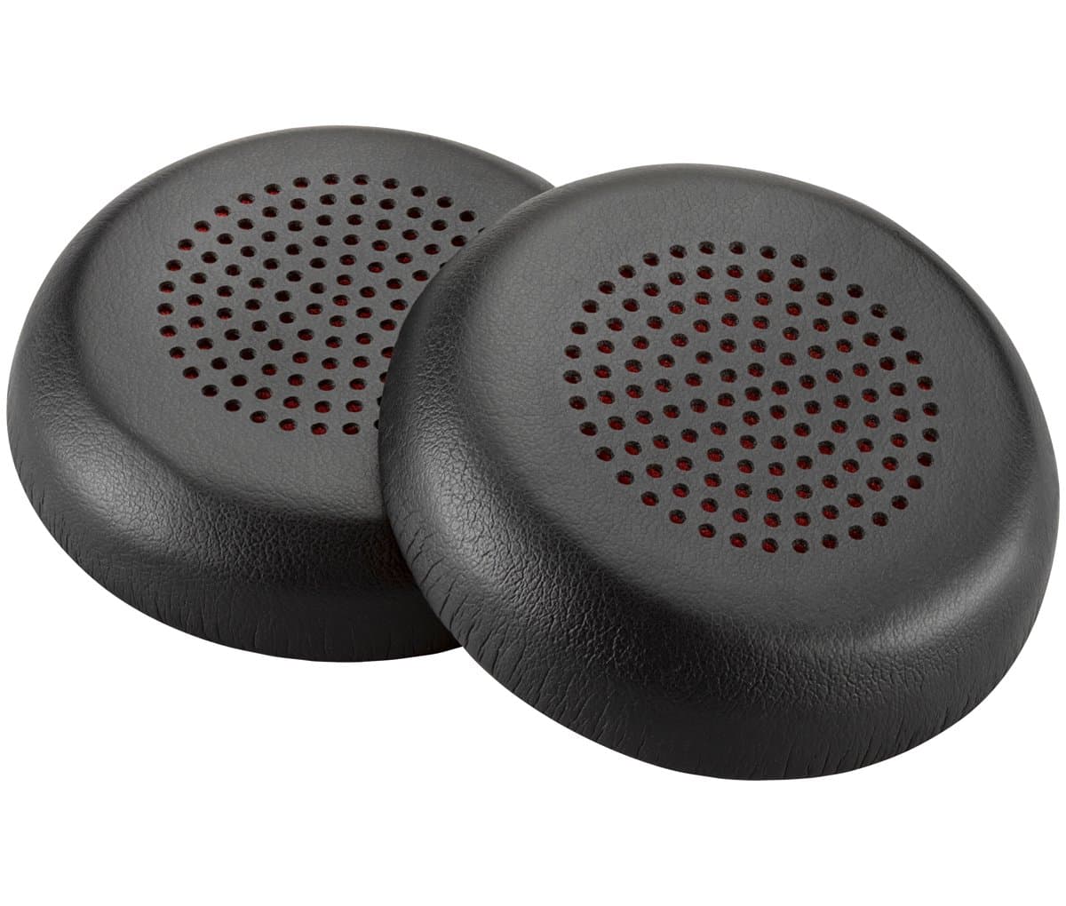 HP Poly Voyager Focus 2 Leatherette Ear Cushions, 44g, Black, Set of 2