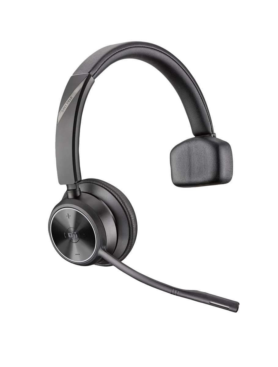 HP Poly Savi 7310-M DECT 6 Wireless Headset, 120g Weight, Black