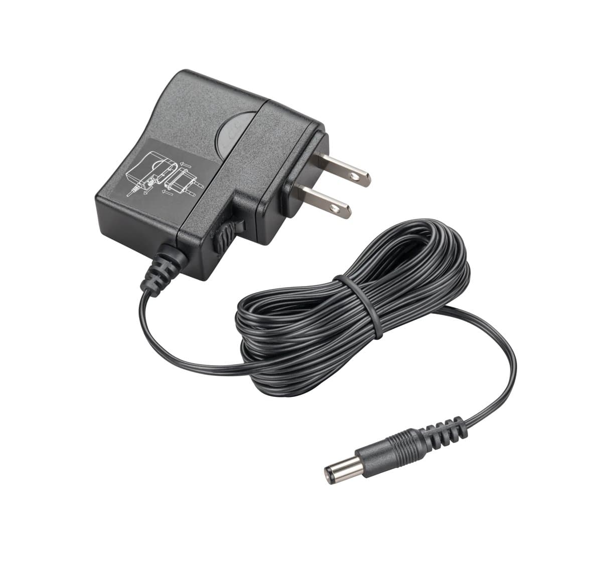 HP Poly Savi Office Universal AC Power Supply, 9V, 500mA, Straight Plug