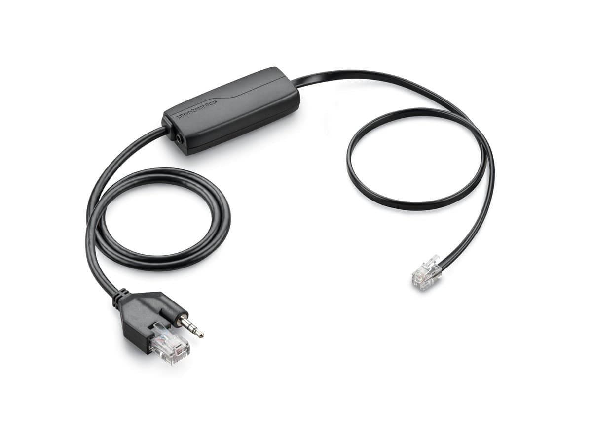 HP Poly APD-80 Electronic Hookswitch, TAA Compliant, Black