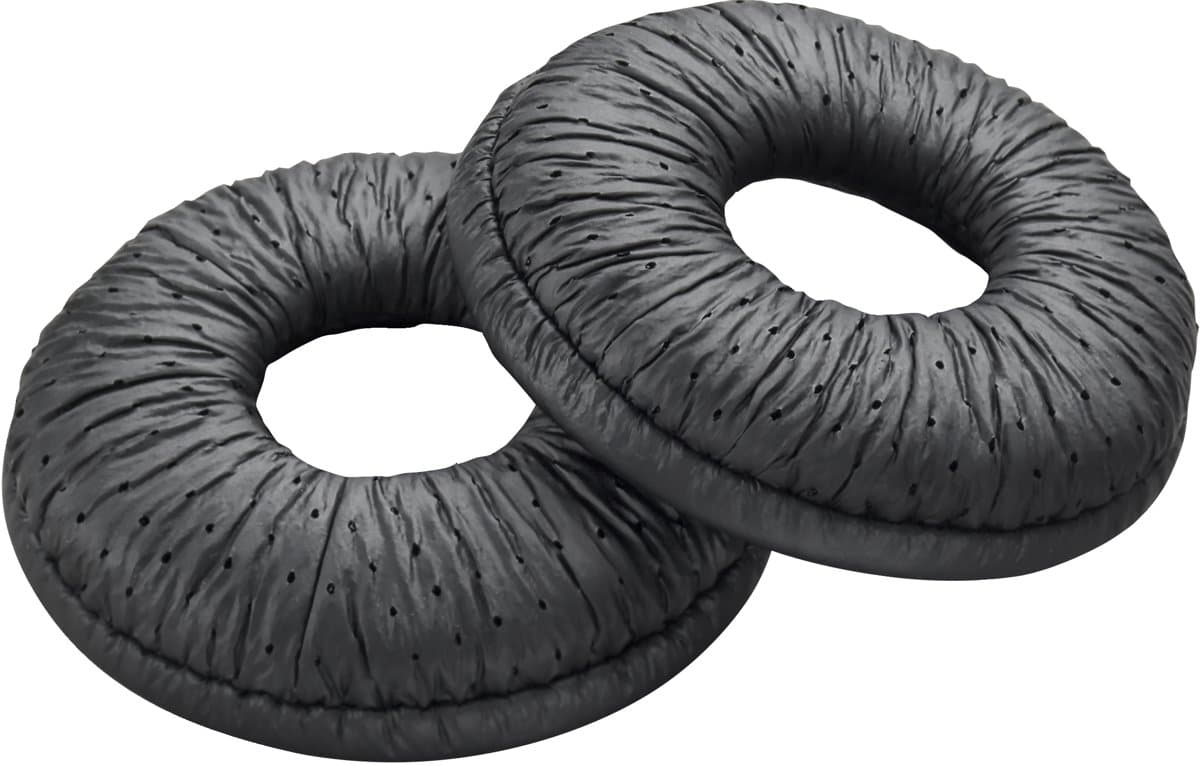 HP Poly CS540 Leatherette Ear Cushions, 2-Piece, Leatherette Material, Black