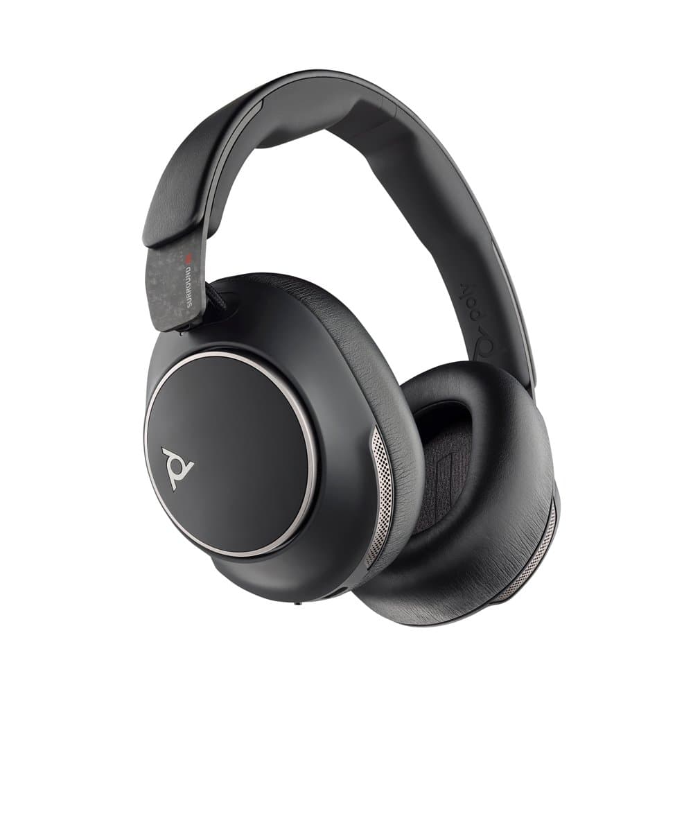 HP Poly Voyager Surround 80 UC, Wireless Bluetooth Headset, USB-C, Adaptive ANC, 275g
