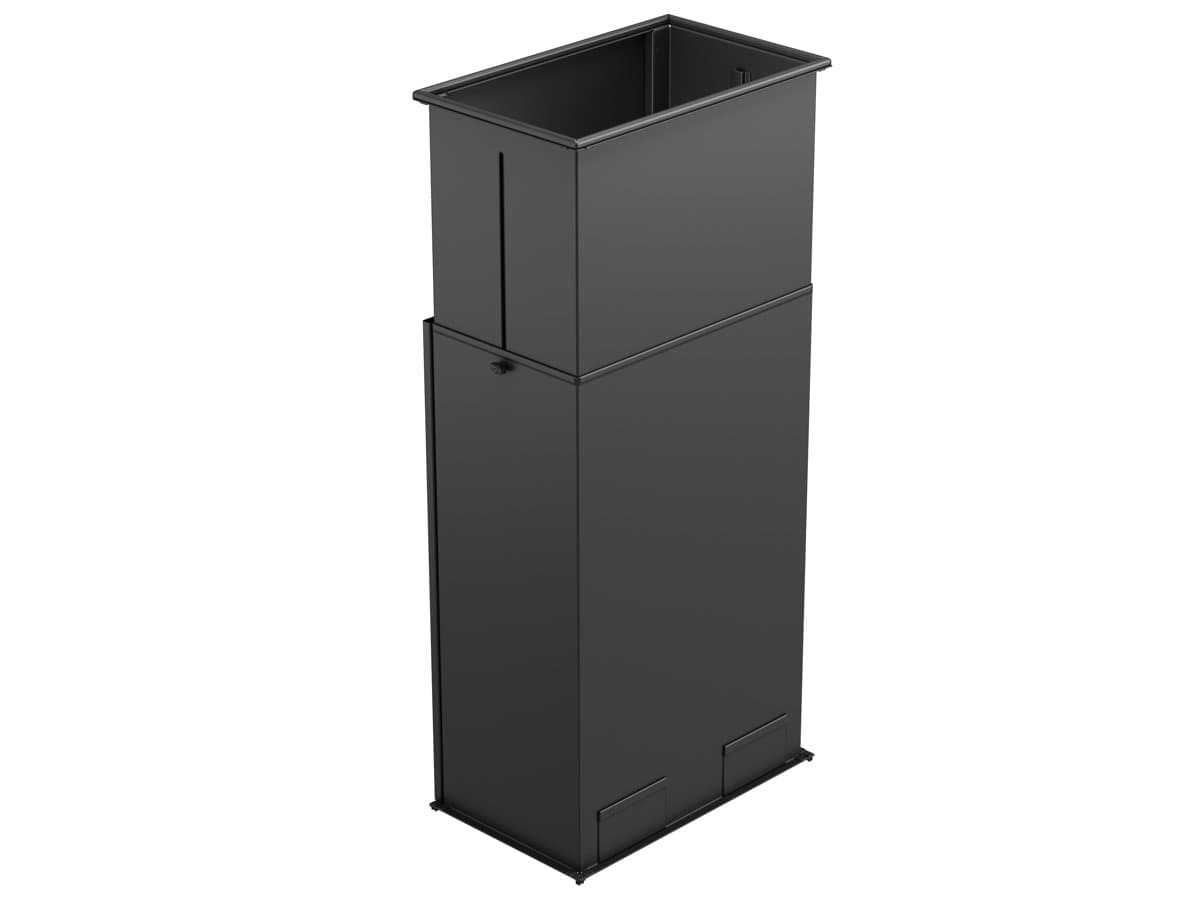 Vertiv VRA2010 Vertical Exhaust Duct, 120 VAC Top Fan Kit, Black