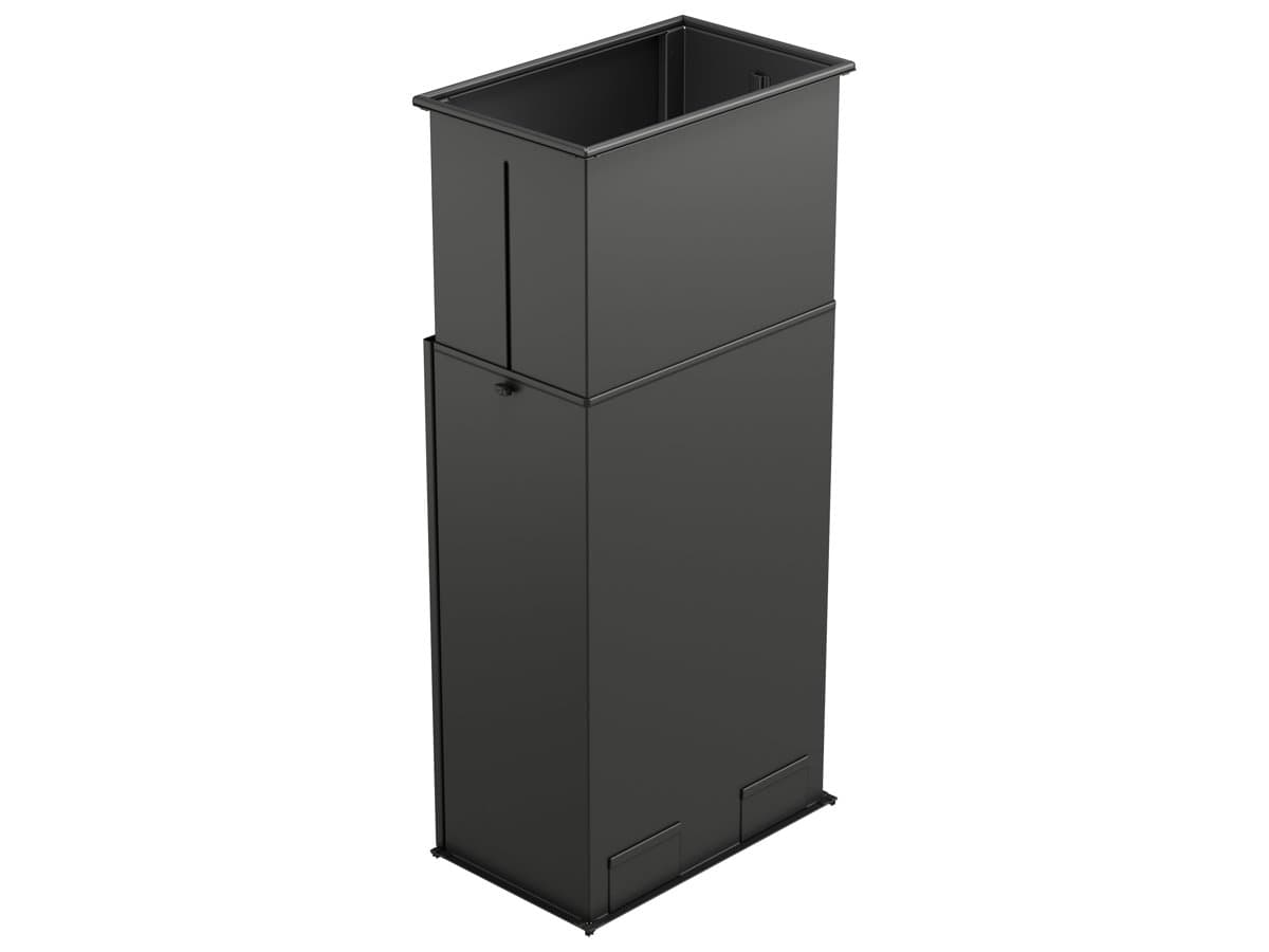 Vertiv VRA2012 Vertical Hot Air Exhaust Duct, 120V, 800W, Black