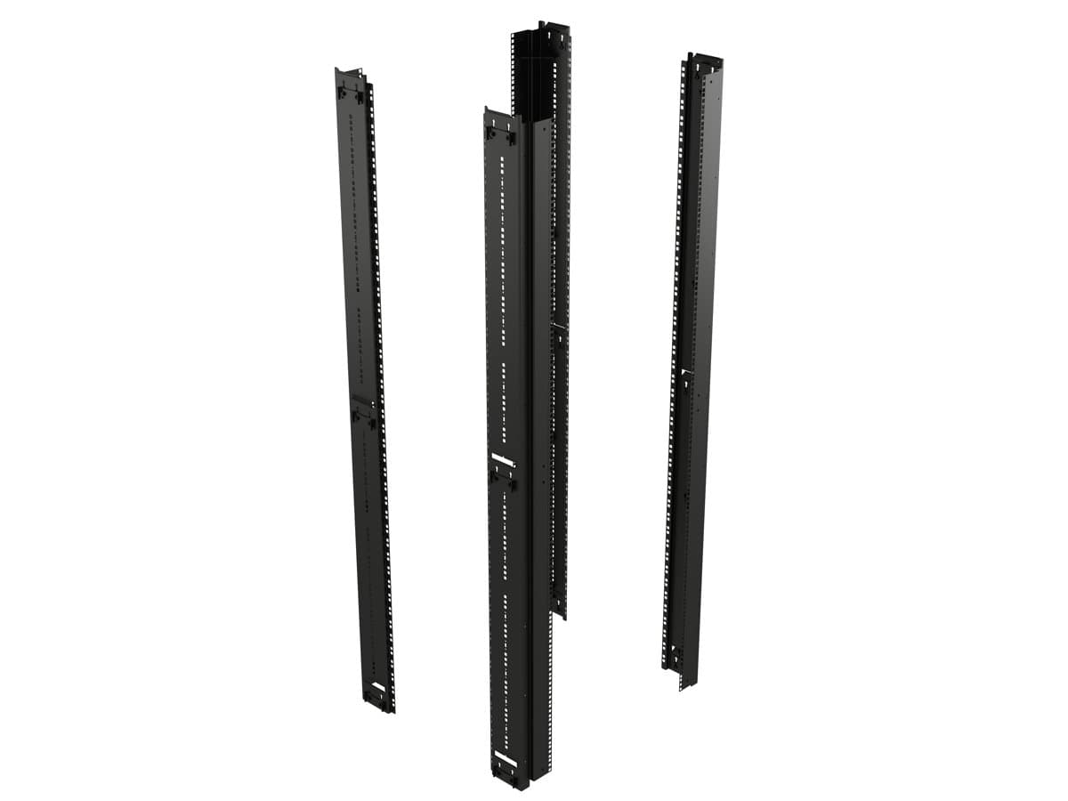 Vertiv VRA6047 Rail Conversion Kit, 42U, 23 EIA, 800mm, Black